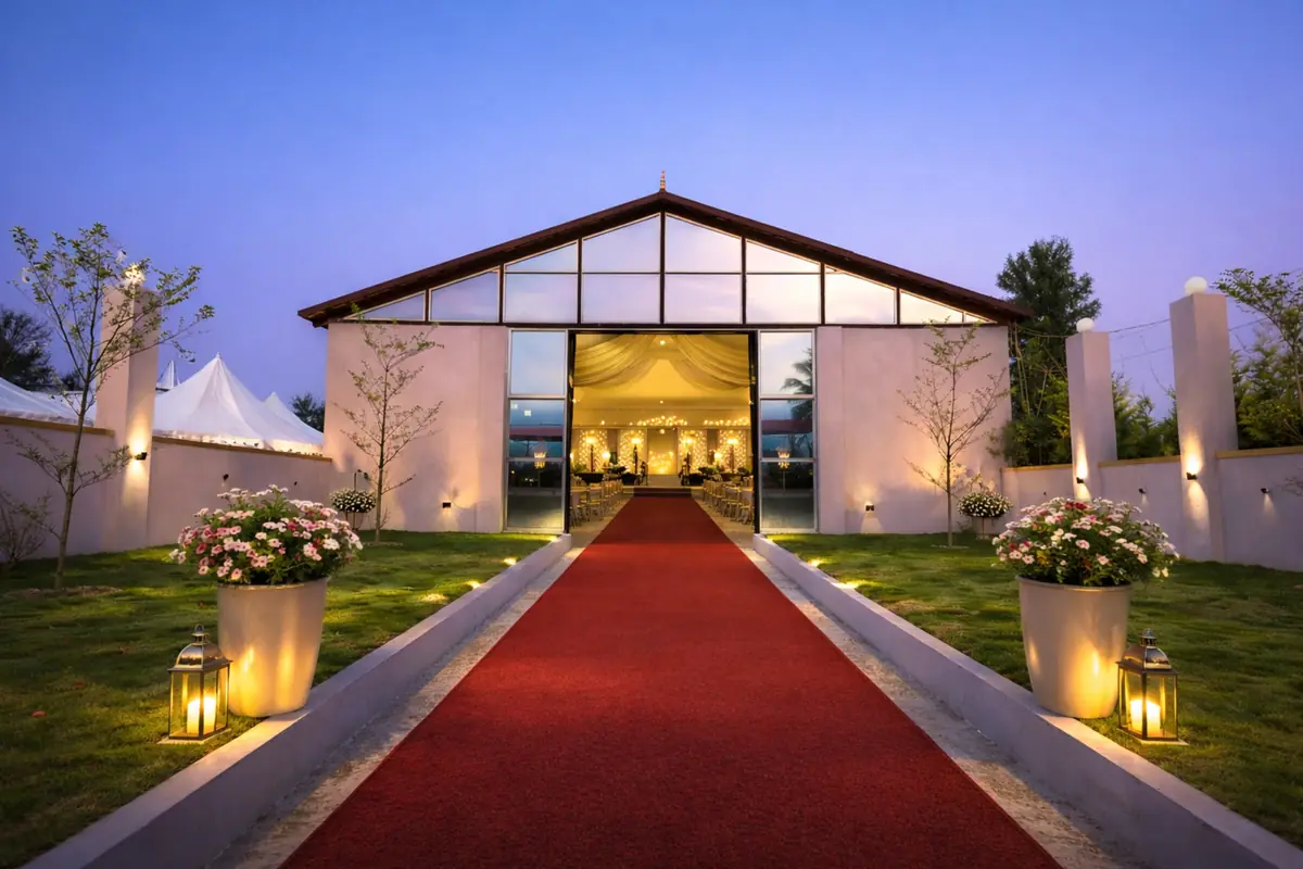 Grand indoor hall